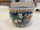 Old Chinese Famille Noir Republic Period Porcelain Bird Butterfly Jar Vase Pot