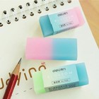 Soft Durable Flexible Cube Cute Colored Pencil Rubber Erasers For School Kids