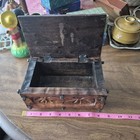 Handmade Vintage Ornate Wood With Flowers Box Antique