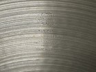 Vintage 1960s Avedis Zildjian 18  Crash Cymbal 1488g 60s