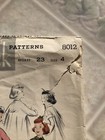 Vtg Butterick 60s Pattern 8012 Child Sz 4 Coat Dress Cut And Complete