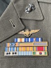 Usmc Korean War Pilot Major Vandegrift Uniform Jacket Wings  Medal Ribbons  Ega