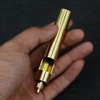 Big Brass Whistle For Live Steam Engine Models - 1 4  X 40 Tpi Thread