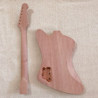 Unfinished Firebird Electric Guitar Diy Kit Mahogany Body Neck Cr Part Set Neck