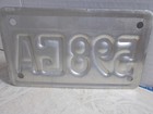 Utah 1997 Motorcycle License Plate   598ga