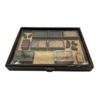 Antique Shadow Box Diorama Of Beverage Samples From The Philadelphia Museum