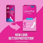 Carefree Panty Liners For Women  Extra Long  Unscented  100ct - Daily Liners For