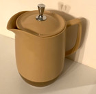 Vintage Thermos Insulated Ware Tan brown Pitcher King-seeley Thermos Co  9  H