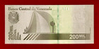 Venezuela 200000 Bolivares 2020 Unc Note Sign  S  nchez   Hern  ndez Parra  p-112 