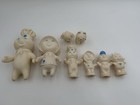 Vintage Pillsbury Dough Boy Family Rubber Figures Featuring Mom  Kids   Dog cat