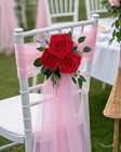 100pcs Artificial Roses Flowers Fake Roses With Stems Real Touch Foam Flowers   