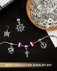 300 Pcs Wholesale Bulk Lots Jewelry Making Charms Mixed Smooth Tibetan Silver