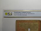 1777 Forty Shillings Pennsylvania Pa Colonial Currency Bank Note Bill Pcgs Vf25