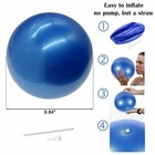 Womens Exercise Yoga Ball Fitness Pilates Sculpting Balance Include Pump Workout