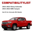 Chrome Rear Step Bumper Assembly Replacement For 2015-2022 Chevy Colorado Gmc