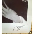 Vintage Poster Signed Janet Jackson The Velvet Rope Sepia Photo Poster Original