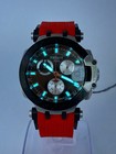 Tissot T-race 43mm Chronograph Black Dial  Red Band Men Watch T115 417 27 051 00