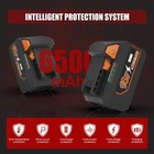 2 Pack 18v 6 5ah For Milwaukee M18 Lithium Extended Capacity Battery And Charger