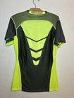 Nike Pro Combat Dri-fit Compression Neon Training Athletic Shirt Mens Large 