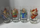 Vintage The Chipmunks And Chipettes Promo Glasses Set Of 4 Character Collectible
