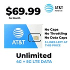 At t Unlimited 5g 4g Lte Hotspot Data Plan   No Contract    69 9 Monthly