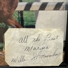 Horse Racing signed Willie Shoemaker Personalized Paper W  Framed Photo