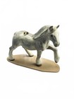 Hagen Renaker Vintage Miniature Retired Figurine Specialty White Draft Horse 