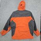 Cabelas Dry Plus Hunting Jacket Mens Large Blaze Orange Gray Waterproof Hooded