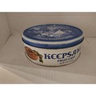 1982 Keepsake Fruit Cake Collector s Tin 7  Round
