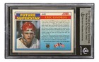Eric Lindros Signed 1990 91 Score  440 Flyers Rookie Card Hof 16 Bas