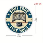 Sports Vintage Plaque Shut Your Tin Metal Signs Home D  cor 8x8 