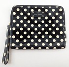 Kate Spade New York Carlisle Street Organizer Agenda Zip Around Polka Dot Black