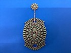 Native American Navajo Indian Hair Barrette  Turquoise   Sterling Silver