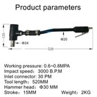 Low Vibration Type Pneumatic Rust Hammer Sf-1 Hand Held Rust Removal Tool