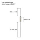 6pcs Metal Temperature Thermal Fuse Ry152 152   c 305 6   f 15a 250v