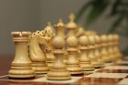 Javis Series Luxury Staunton 4 4  Chess Set In Boxwood And Ebony Wood