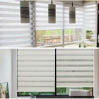 White Zebra Roller Blind Day And Night Window Blind Shade