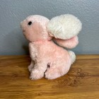 Vintage R  Dakin Pink Bunny Rabbit Plush Stuffed Animal Toy 1981 Easter 6 Inch