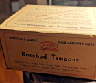 Vtg Rare Nos Menstruation Feminine Hygiene Rosebud Tampon C 1940s Doctor Sample