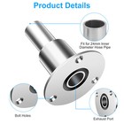 316 Stainless Steel Thru Hull Exhaust Fittings 24mm Pipe Tube For Diesel Heaters