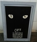 Rare Vintage 1981    cats    Musical Winter Garden Theater New York Matted Poster