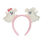 Disney Parks Halloween Ghost Mickey And Minnie Mouse Ear Headband New