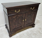 Henredon Rittenhouse Square Chippendale Server Sideboard Mahogany Bar Cabinet
