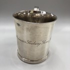 Antique Tiffany Sterling Silver Vintage Childs Cup Monogram