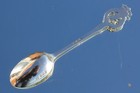 Cunard Line Rms Lusitania Rare Solid Silver Spoon Maiden Year 1907 Sold Onboard