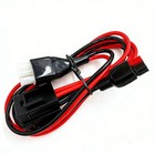 6 Pin Dc Power Cord For Alinco Kenwood Icom Yaesu W  Power Pole Connector