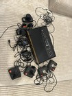 Atari 2600 Console Lot With Controllers  Trak-ball  Storage Case  Games