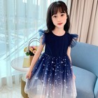 Dress Short Skirt Dress Kids  Girls Princess Tulle Sleeve Summer Skirt Tutu  