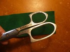 Antique Seamstress Scissors 8  Ornate Handle Sharp Taylor Shears Sewing Tool