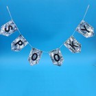 Spooky Garland Halloween Black Spider Web Design Doorway Bunting Banner 6 Ft